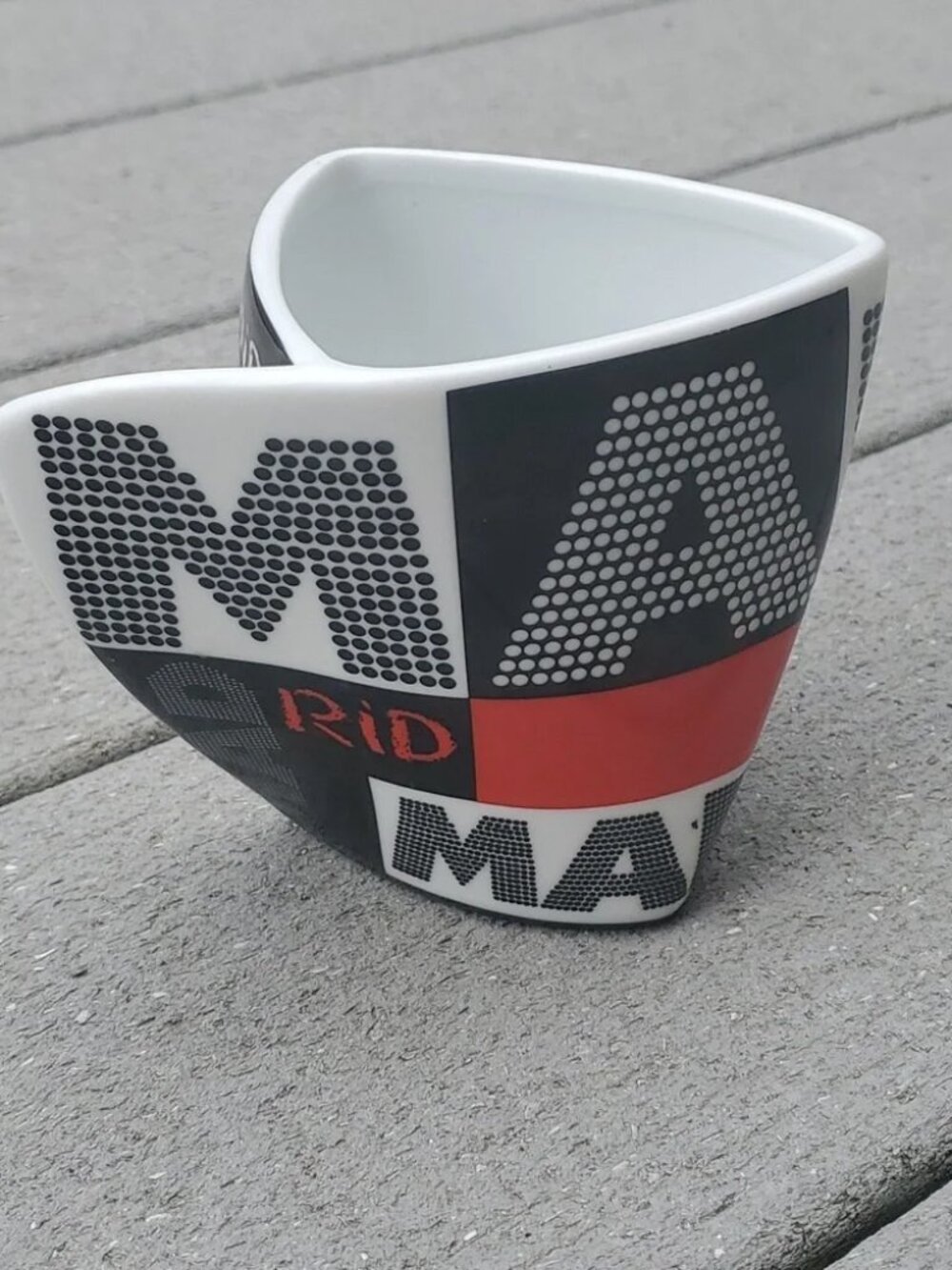 Madrid Spain Geometric Coffe Cup